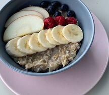 Овсяная каша на кокосовом молоке