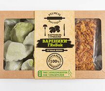 Замороженные вареники картофель-грибы