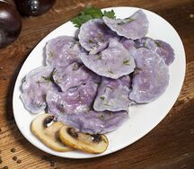 Вареники с капустой и грибами