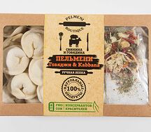 Замороженные пельмени со свининой и говядиной