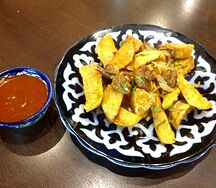 Картошка по деревенский с грибами