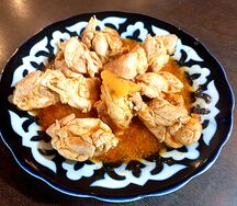 Гуляш из курицы с овощами