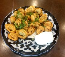 Пельмени жаренные