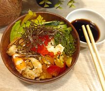 Поке с креветками