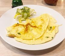 Омлет с овощами