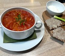 Борщ с курицей