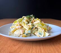 Салат с копченой курицей