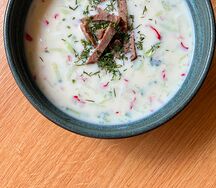 Окрошка мясная