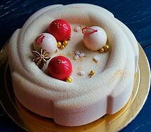 Муссовый торт Яблочный улун