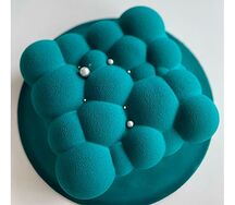 Муссовый торт фисташка-малина