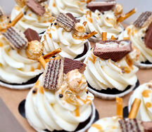 Шоколадные капкейки 6 шт