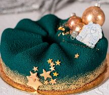 Муссовый торт Мандарин с шампанским