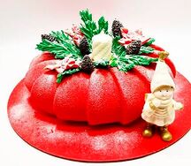 Муссовый торт Мандарин с шампанским