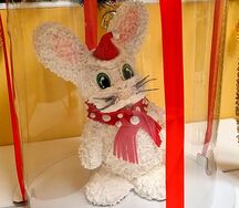 Имбирный зайчик на Новый Год объемный