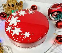 Муссовый торт Клубничный мохито