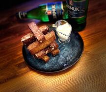 Гренки чесночные