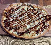 Пицца курица грибы