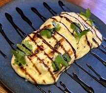 Жареный сулугуни на мангале