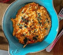 Ризотто с курицей и болгарским перцем