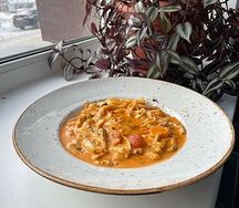 Тальятелле с куриным филе