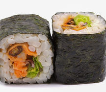 Ролл с мидиями