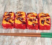 Запеченный ролл Кани хот