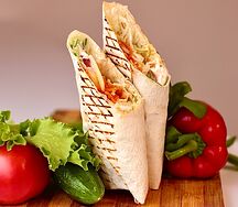 Шаурма вегетарианская