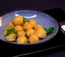 Пельмени жареные