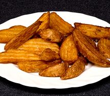 Картофель айдахо с солью