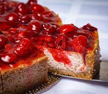 Пирожное-десерт Чизкейк малиновый