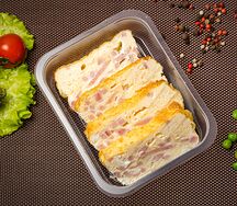 Омлет с ветчиной и сыром