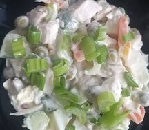 ПП-салат Оливье с курицей