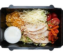 Салат Лайт с индейкой и апельсином