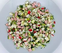 Основа для окрошки с колбасой