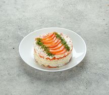 Салат из копченой горбуши