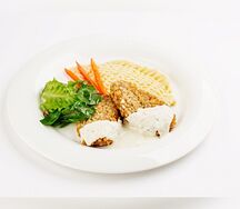 Котлеты пожарские с пюре из пастернака