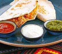 Кесадилья с грибами