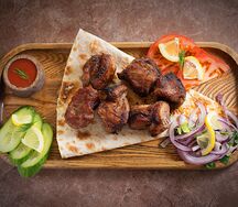 Шашлык из cвинoй шейки