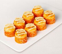 Сырный лосось запеченный ролл