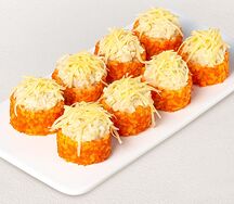 Сырная креветка ролл