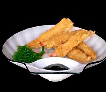 Креветки темпура