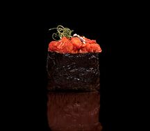 Острые суши с креветкой