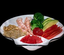 Боул с креветками