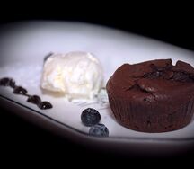 Шоколадный фондан