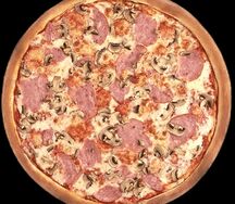 Пицца ветчина, грибы