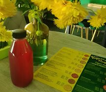 Морс клубничный собственного производства