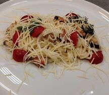 Паста с креветками