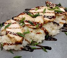 Тяхан с курицей