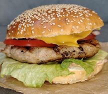 Бургер с курицей