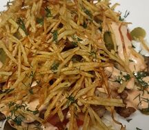 Салат Мясо Угли